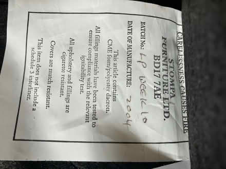 Photo of free 2 seater sofa bed in blue (Headway Cross TQ14) #2