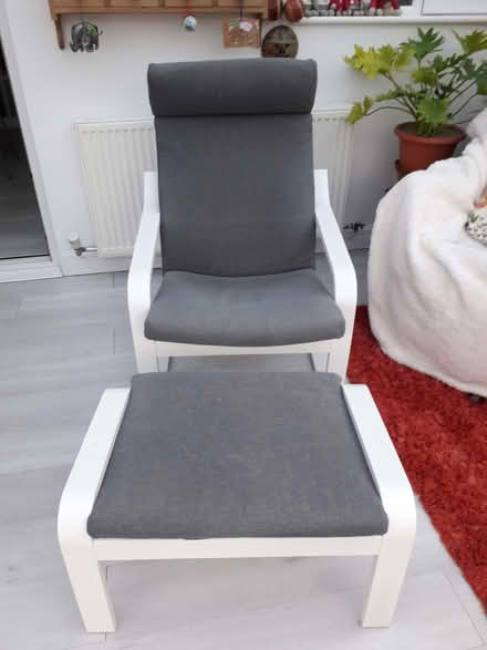 Photo of free Chair and foot stool (Beaumont LA1) #1
