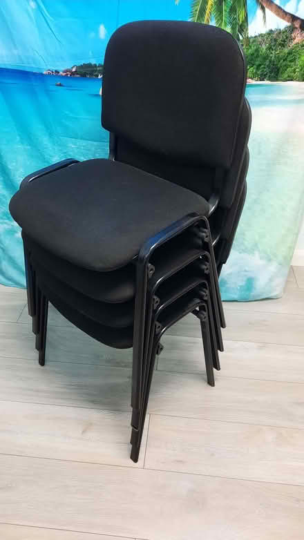 Photo of free Stacking Chairs x 4 (Birch Hill RG12) #2