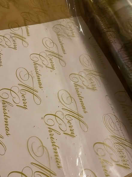 Photo of free Roll of cellophane Xmas wrap (Hinton Martell, Wimborne) #3