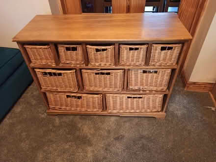 Photo of free Sideboard with wicker drawers (Clifton NG11) #3