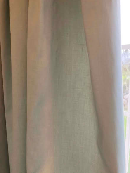 Photo of free Next Teal coloured pencil pleat lined curtains (Spacey Houses HG3) #2
