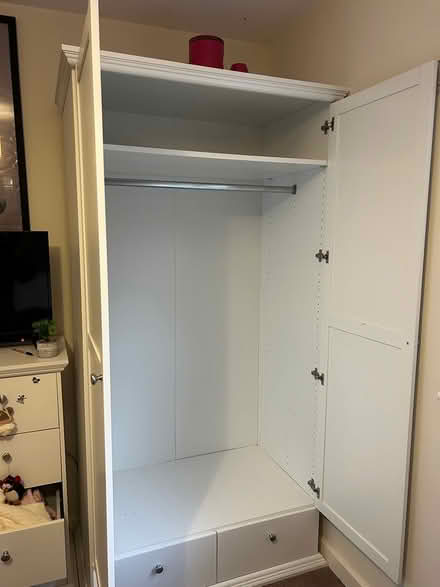 Photo of free White wardrobe (OX29, witney) #2