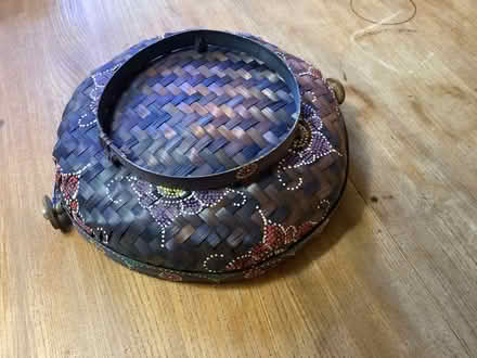 Photo of free Woven Decorated Basket - Mesh Cover - Snacks or Sweets (Abingdon OX14) #4