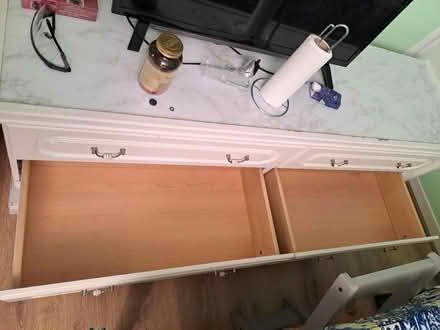 Photo of free White spacious Chest of drawer (SW16) #4