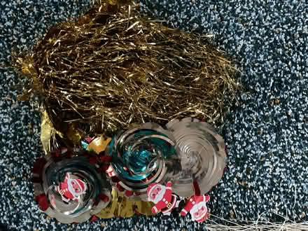 Photo of free 4 Hanging Christmas decks and long strip of decs . (Middleton Junction OL9) #2