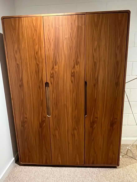 Photo of free Walnut dwell wardrobe 142x200 (Se8 5ae) #3