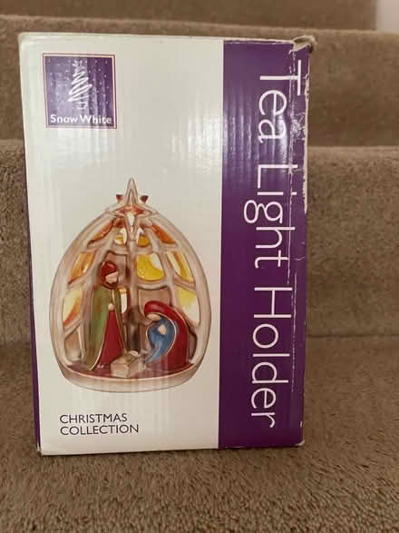 Photo of free Nativity tea light holder. Pottery (Maldon CM9) #1