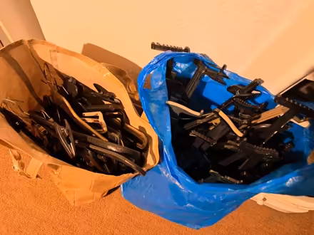 Photo of free Two bags of clothes hangers (Cadley/Fulwood PR2) #1