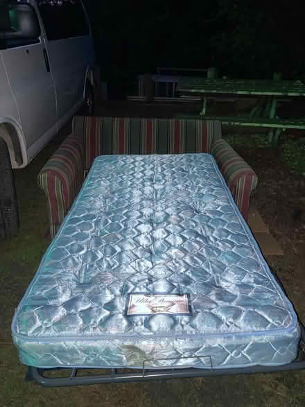 Photo of free Like new twin Hide-a-bed (West Petaluma) #3