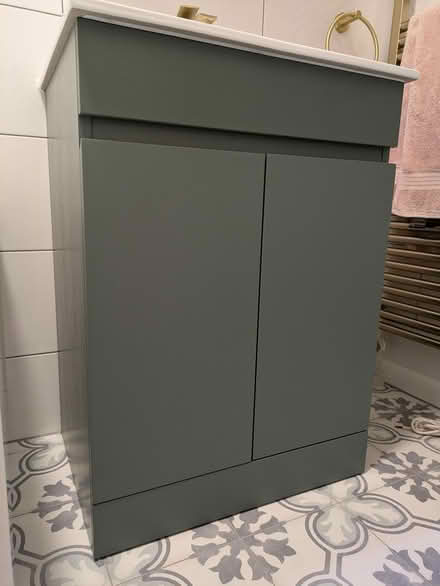 Photo of free New sage green vanity unit (Epsom KT19) #2