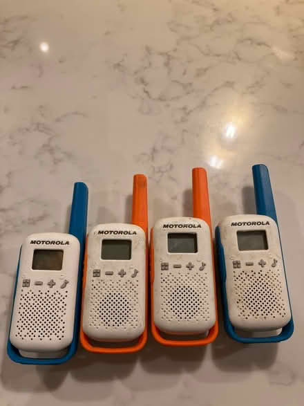 Photo of free Walkie talkies x4 (Leckhampton GL53) #1