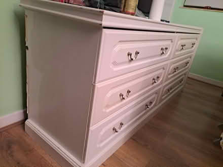 Photo of free White spacious Chest of drawer (SW16) #1