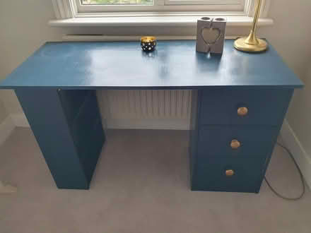 Photo of free Navy blue desk (Teddington TW11) #1