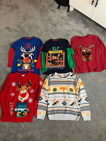 Photo of free Boys Xmas tops age 9-11 (Wickford SS11) #1