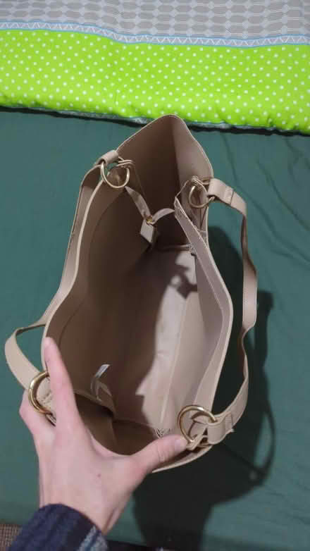 Photo of free Beige Leather Bag (Rusholme M14) #3