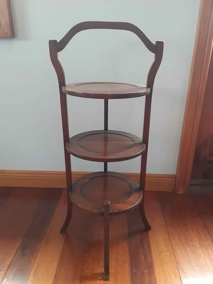 Photo of free 3 tier timber cake stand (Beaconsfield Rd Moss Vale) #1