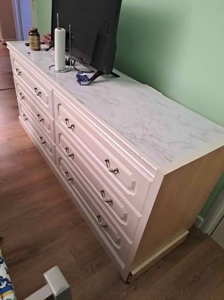 Photo of free White spacious Chest of drawer (SW16) #3
