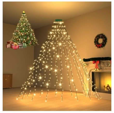 Photo of Oversized Xmas baubles and battery operated tinsel lights (Congleton CW12) #3