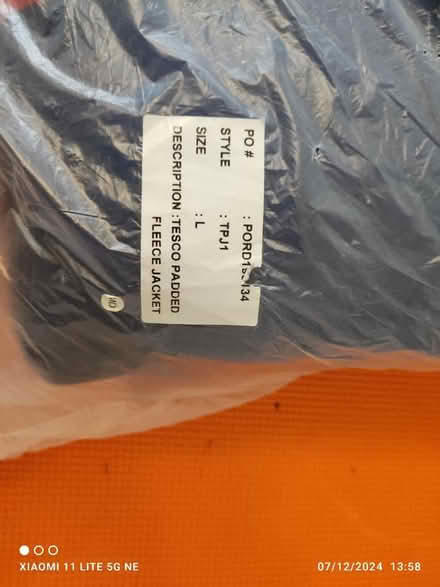 Photo of free Tesco padded fleece jacket (Wallington SM6) #2