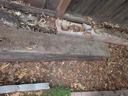 Photo of free Pressure treated lumber (Cupertino Public Library) #1