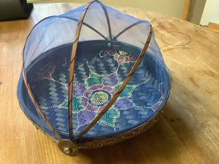 Photo of free Woven Decorated Basket - Mesh Cover - Snacks or Sweets (Abingdon OX14) #3