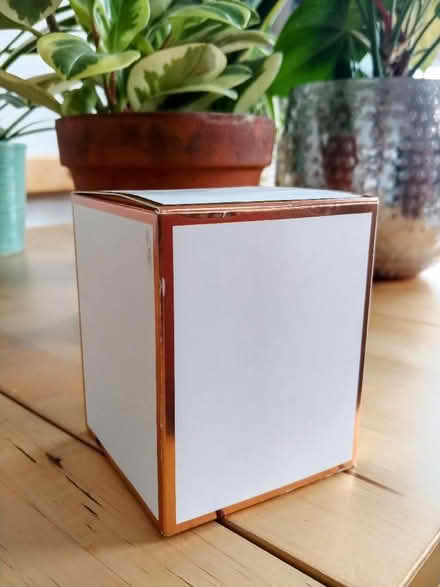 Photo of free Rose gold edged box (Barons Court W14) #1