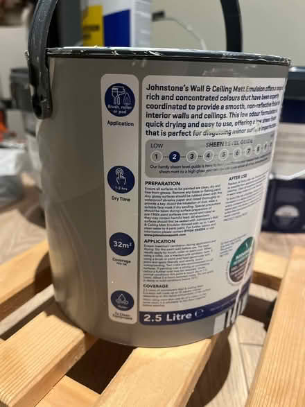 Photo of free Sage Wall paint (2.5l half full) (Norton-Lees, S8) #2