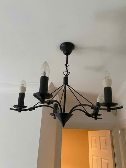 Photo of free 2 Black Light Fittings, Hall/Lounge (Exeter EX2) #1