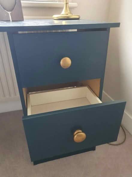 Photo of free Navy blue desk (Teddington TW11) #4