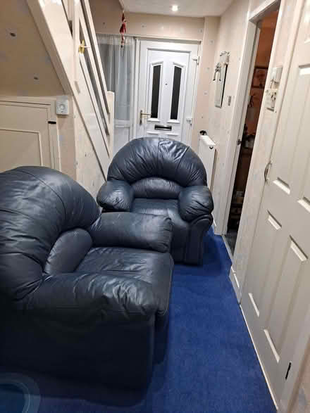 Photo of free Leather Armchairs (Buckhaven KY8) #1