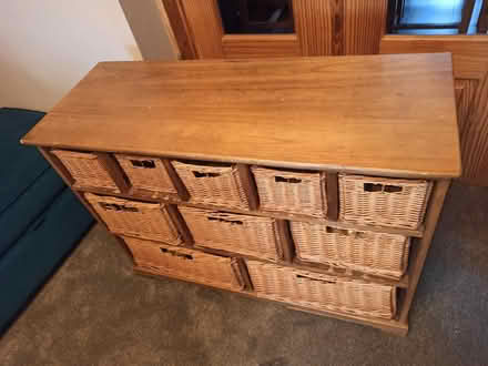 Photo of free Sideboard with wicker drawers (Clifton NG11) #2