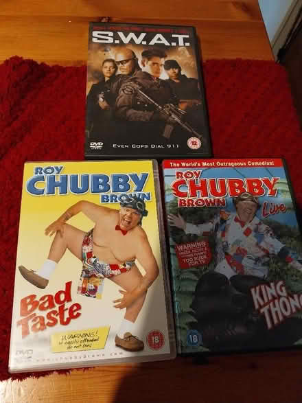 Photo of free Chubby brown dvds 18+ only (Barnard's Green WR14) #1