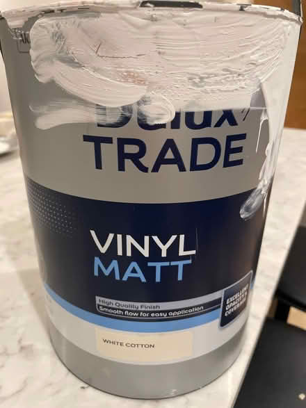 Photo of free Nearly full 5 litre Tin Matt paint (The Rowans Baldock) #1