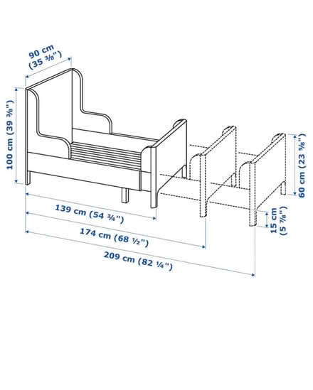 Photo of free Ikea Busunge Bed. Pink (SE4) #2