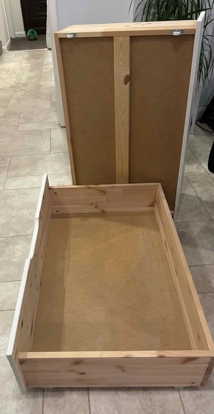 Photo of free Wooden under bed storage on wheels (EX4) #1