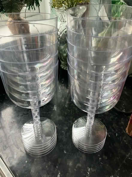 Photo of free Plastic Wine Goblets/Flute Glasses (Titchfield Common PO14) #1