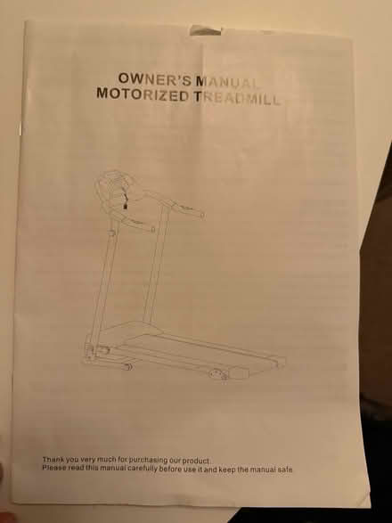 Photo of free Foldable treadmill (Priory Road Tw122pt) #4