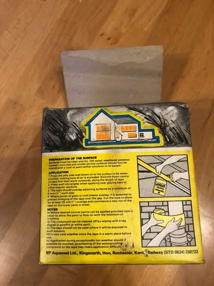 Photo of free Waterproofing tape - BP AQUASEAL brand (Myton Park CV34) #2