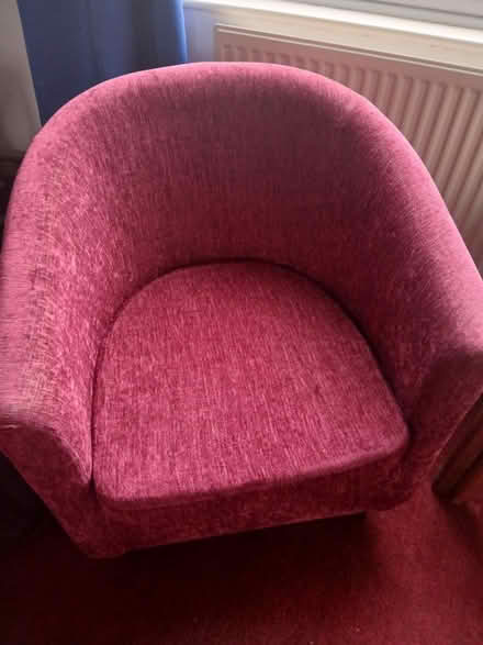 Photo of free Red Tub Chair (PO21) #1