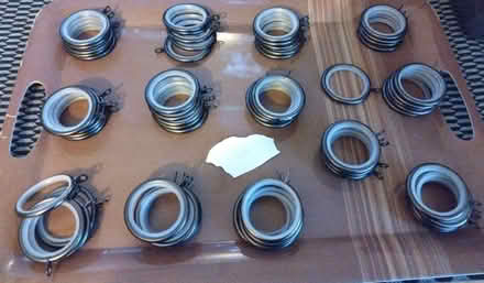 Photo of free curtain pole rings and hooks (Springhill WV4) #1