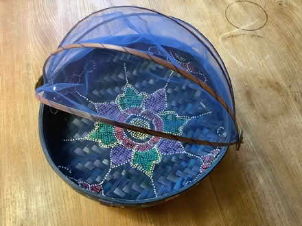 Photo of free Woven Decorated Basket - Mesh Cover - Snacks or Sweets (Abingdon OX14) #1