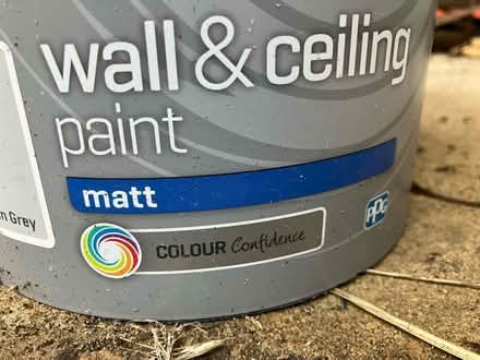 Photo of free Tin of grey paint (Monks Orchard CR0) #2