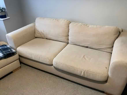 Photo of free John Lewis sofa and footstool (New Hinksey OX1) #1