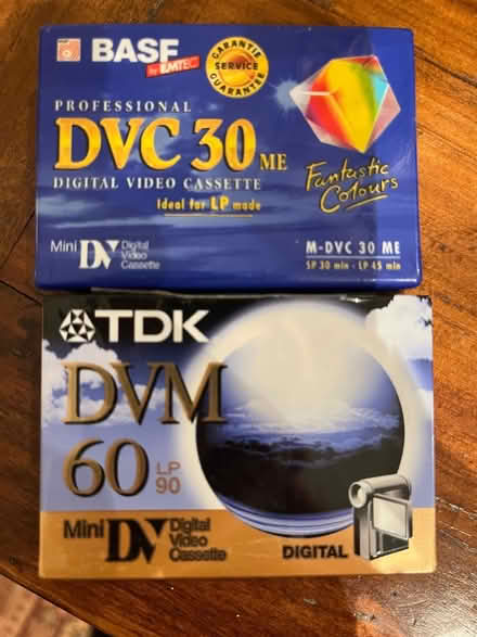 Photo of free 2 blank digital video cassette (Ealing Common W5) #1