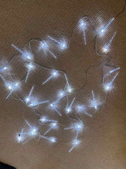 Photo of free Christmas lights, indoor, icicles (Galgate LA2) #1
