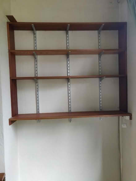 Photo of free Wooden wall shelves with brackets (Streetly B74) #2