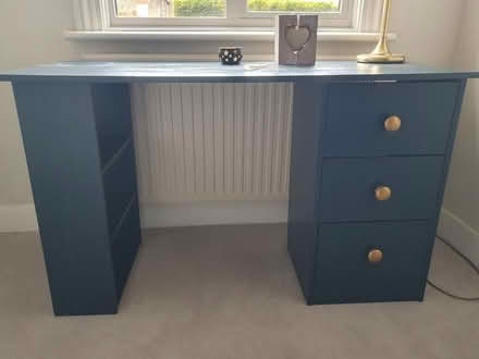 Photo of free Navy blue desk (Teddington TW11) #2