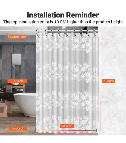Photo of free Shower curtain (Wilmorton DE24) #2