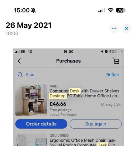 Photo of free work station/ desk/ dressing table (NW10) #2